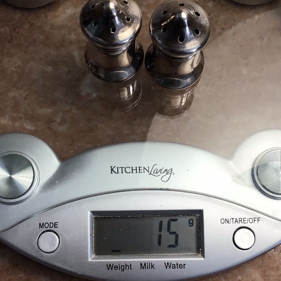 Sterling Silver Salt and Pepper Shakers - Picture 6 of 7